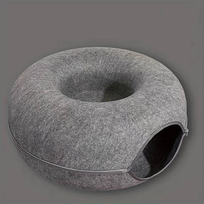 Cozydonut - Rund mysig kattkoja 