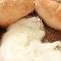 Blomsterbed - Mjuk rymlig kattsäng