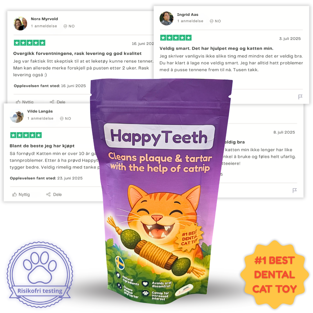 HappyTeeth™ - Rengjør tennene på sekunder med morsom lek (4-pakning)