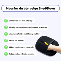 ShedGlove™- Fjern alt håret med ett sveip
