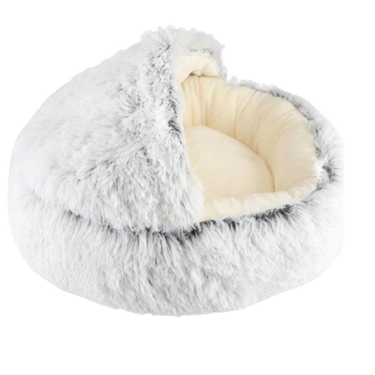 Flyffycave - Varm mjuk kattkoja 