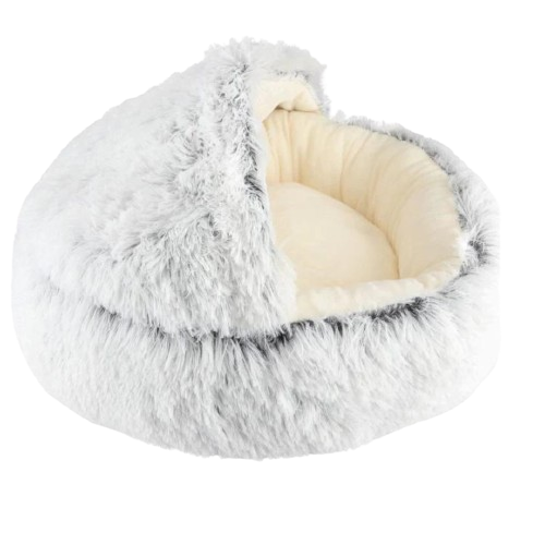 Flyffycave - Varm mjuk kattkoja 