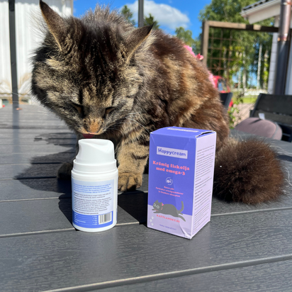 Happycream™ - Krämig fiskolja for katt