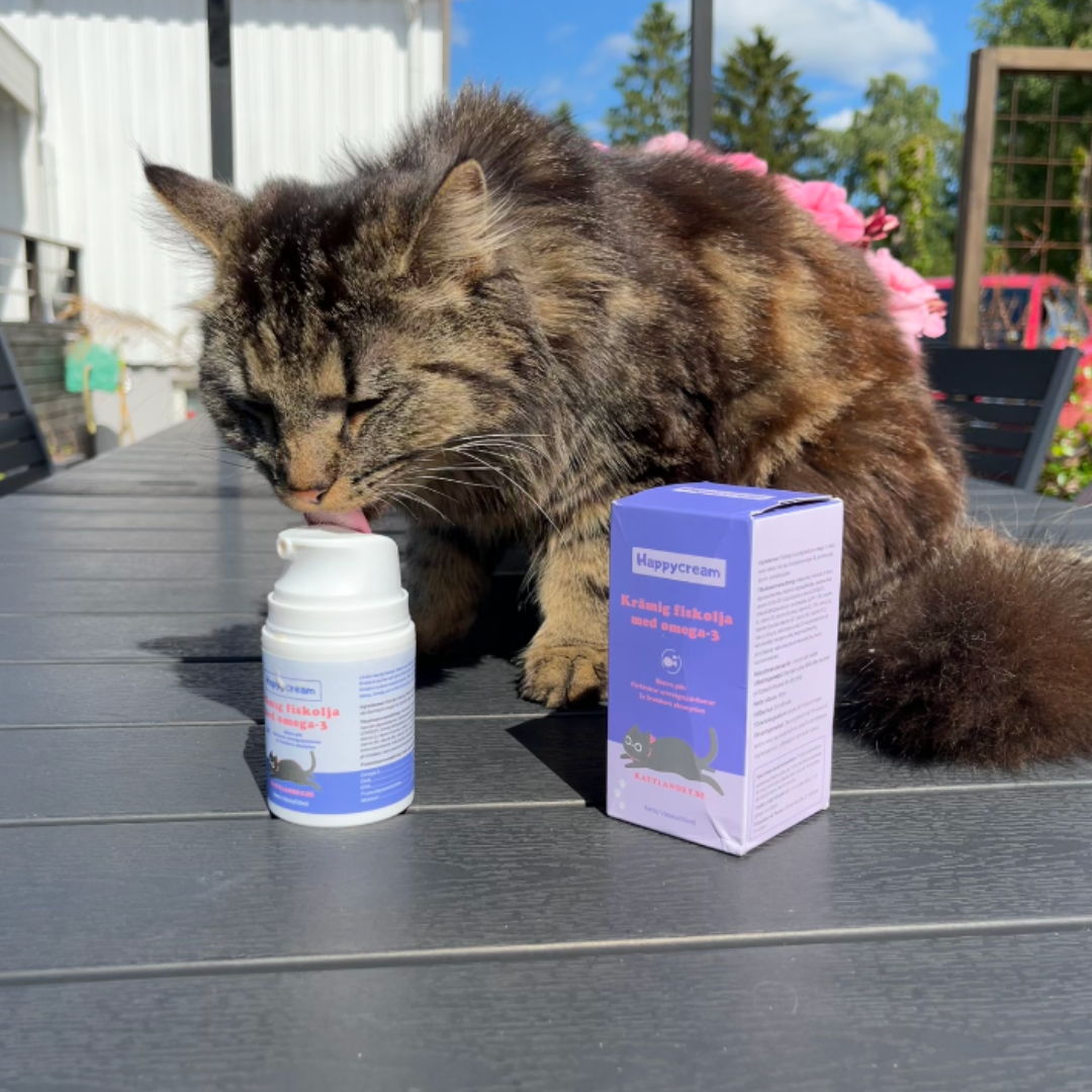 Happycream™ - Krämig fiskolja for katt